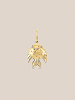 Golden Milgrain Charms