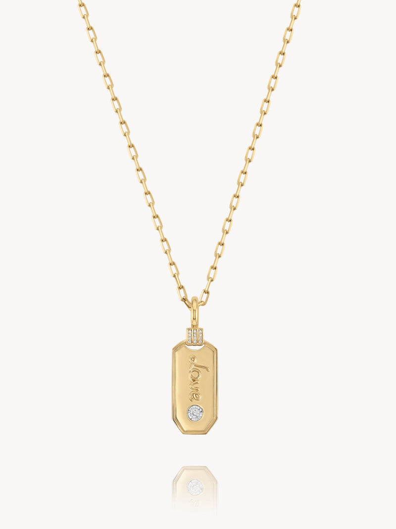 Love Latch Dog Tag Pendant