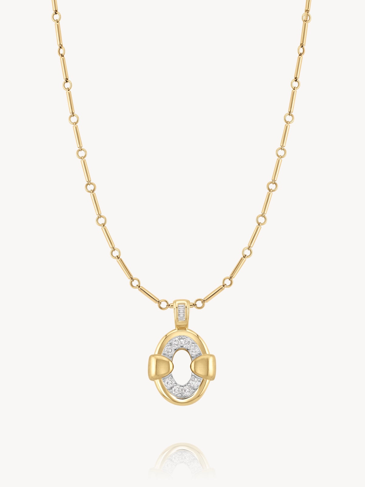 Luxe Pendant Necklace in 14k Yellow Gold | Audry Rose