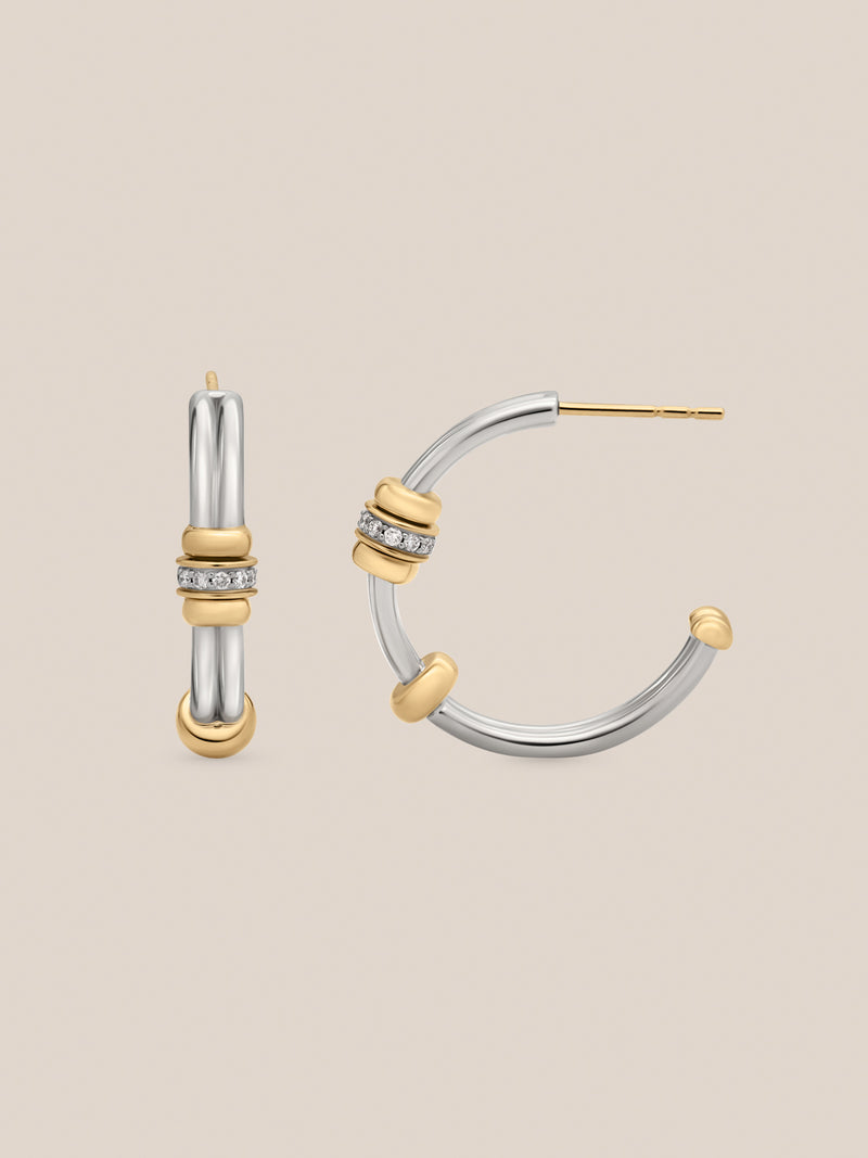 Golden Arc Hoops