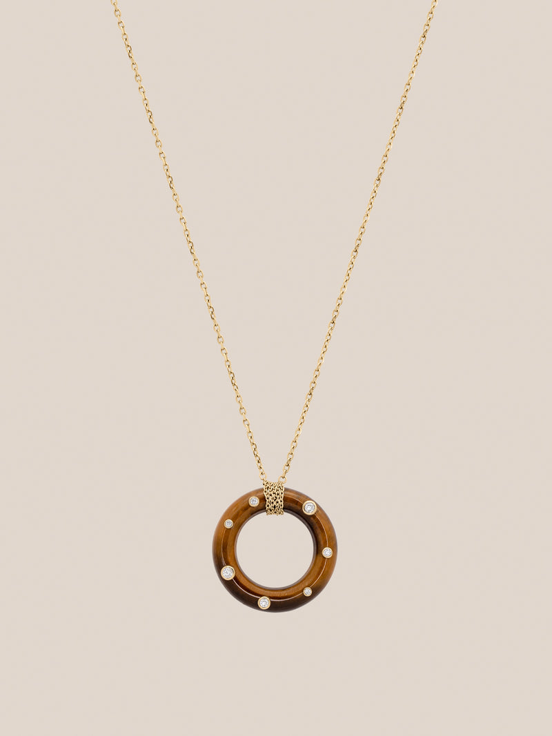 Tiger's Eye Aria Necklace