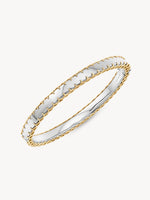 Mixed Metal Stitched Bracelet