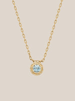 Aquamarine Spotlight Necklace