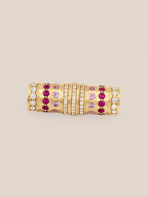 Tiered Barrel Necklace