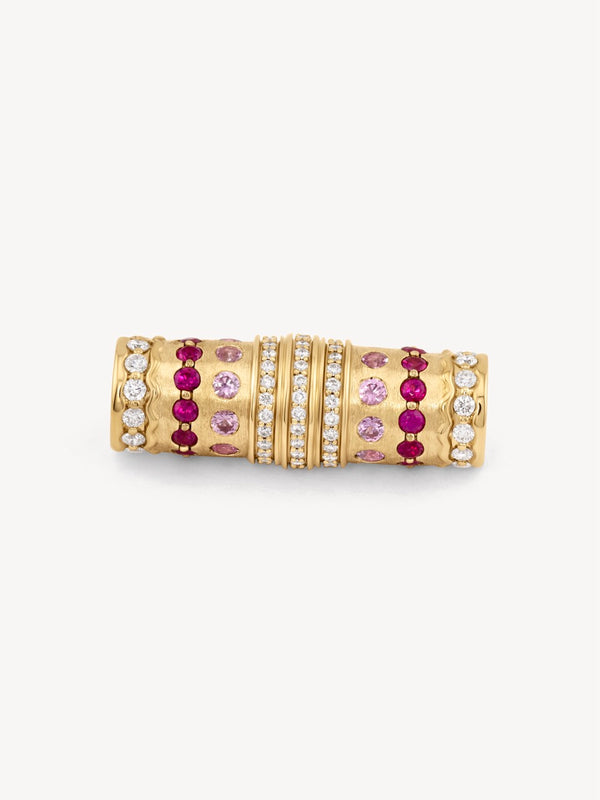 Tiered Barrel Necklace
