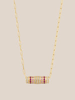 Tiered Barrel Necklace