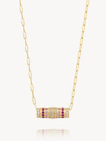 Tiered Barrel Necklace