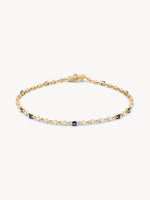 Wrapped in Sapphires and Diamonds Bracelet