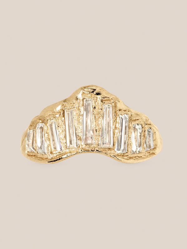 Lemon Baguette Diamond Ring