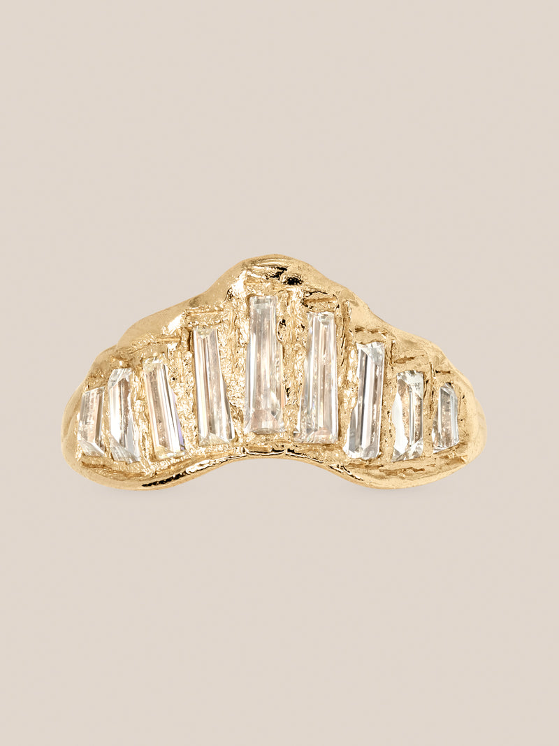 Lemon Baguette Diamond Ring