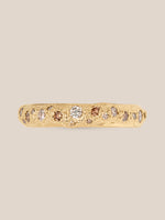 Champagne Diamond Scatter Ring