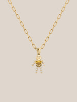 Citrine Lulu & Lox Charm Necklace