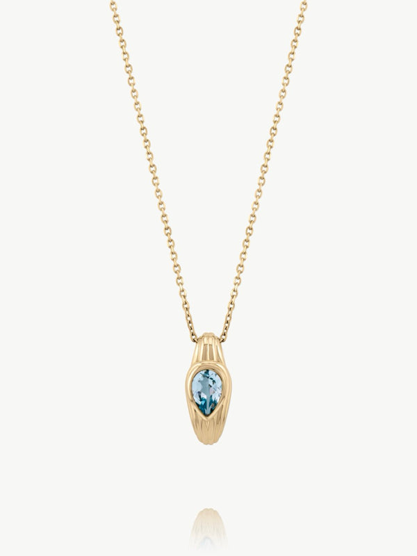 Pear Topaz Necklace
