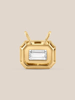 Spotlight Emerald-Cut Diamond Pendant