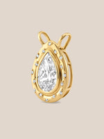 Spotlight Pear Diamond Pendant