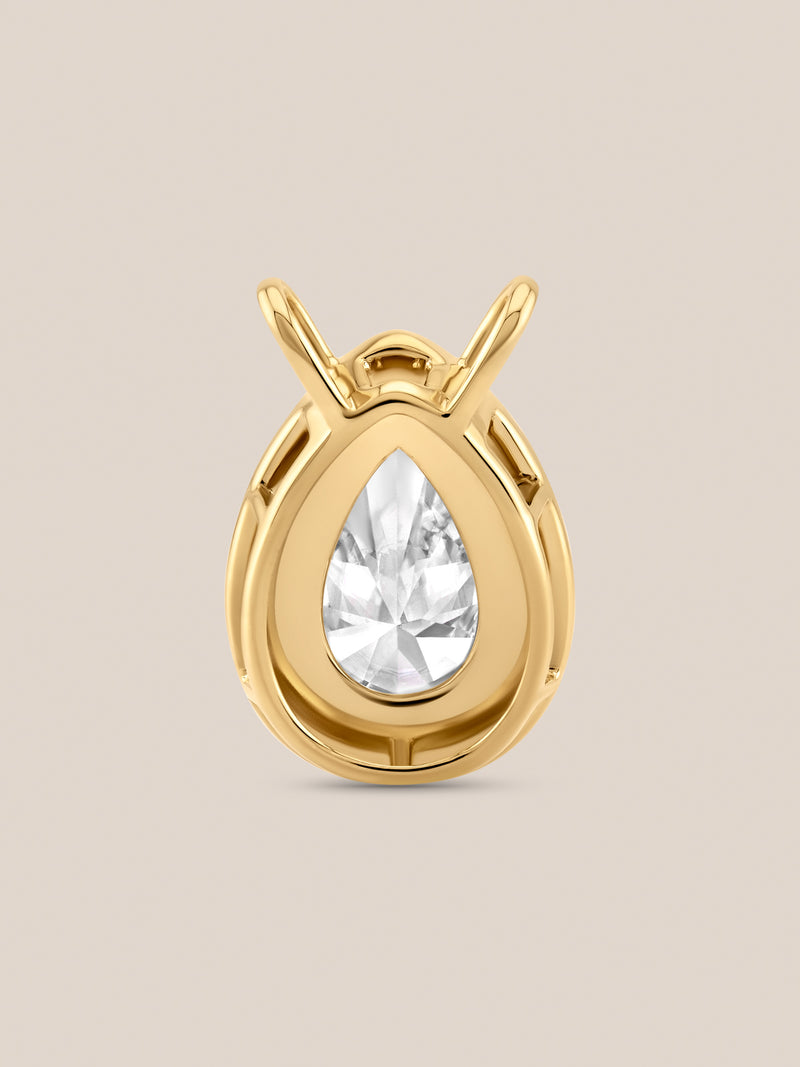 Spotlight Pear Diamond Pendant