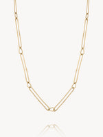 Mixed Metal Paper Clip Chain