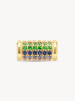 Rainbow Barrel Bead