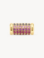 Rainbow Barrel Bead