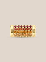 Rainbow Barrel Bead