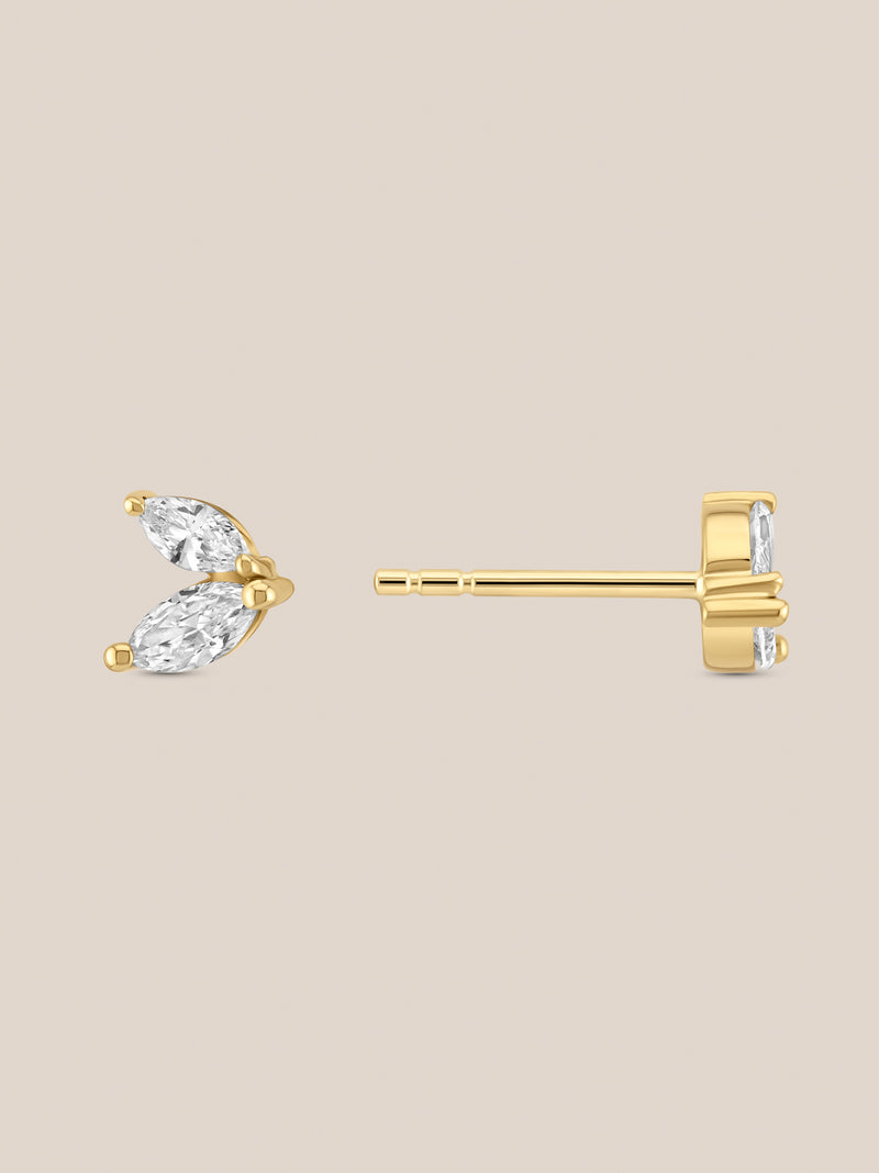 Lucent Marquise Duo Studs