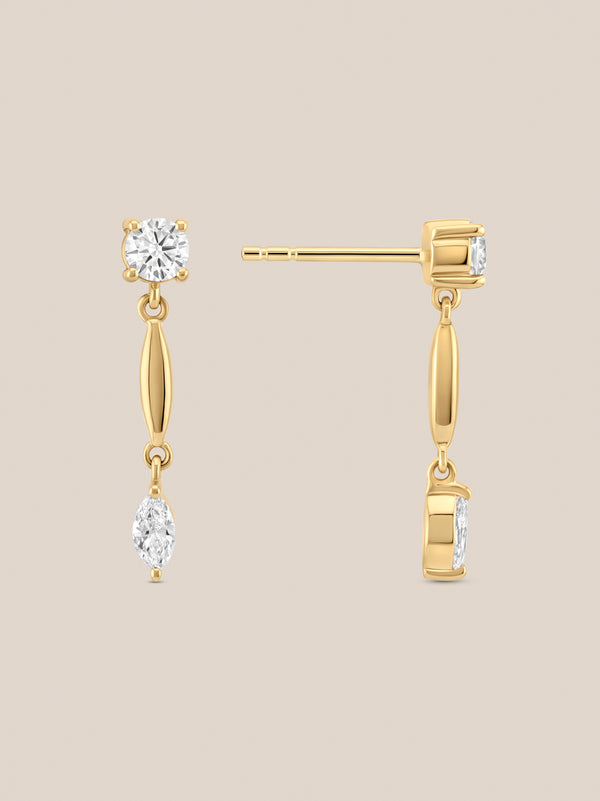 Lucent Marquise Drop Earrings