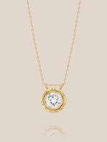 Spotlight Round Diamond Pendant