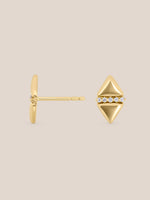 Triangle Diamond Earrings