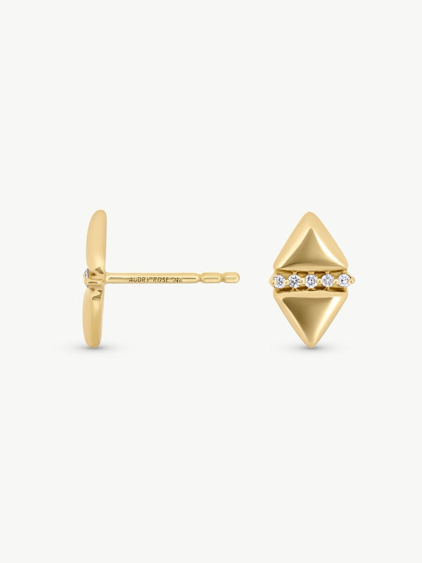 Triangle Diamond Earrings