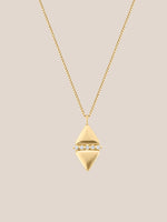 Triangle Diamond Necklace