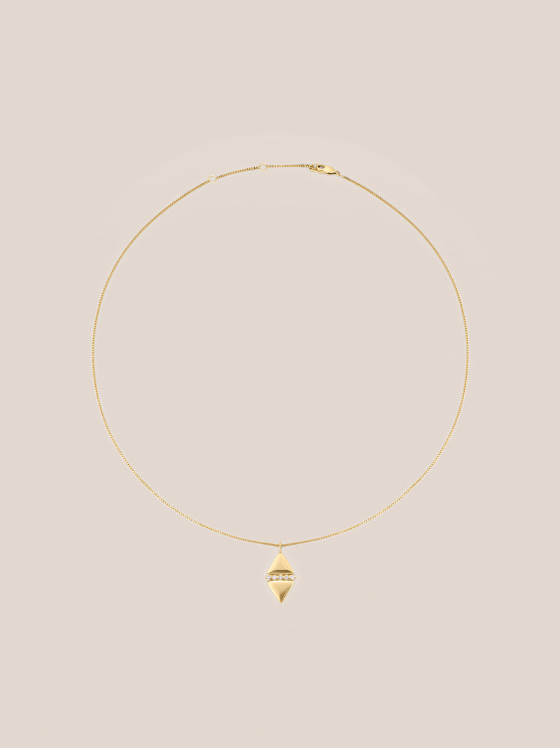 Triangle Diamond Necklace