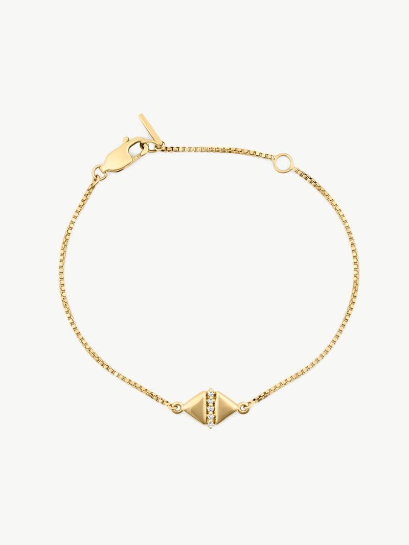 Triangle Diamond Bracelet