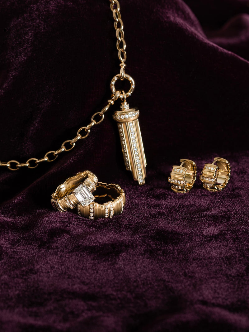 Diamond Pillar Pendant