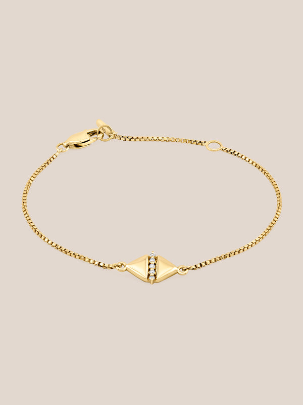 Triangle Diamond Bracelet