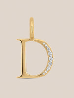 Diamond Initial Pendants