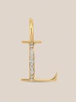 Diamond Initial Pendants