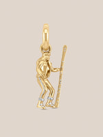 Skier Girl Charm