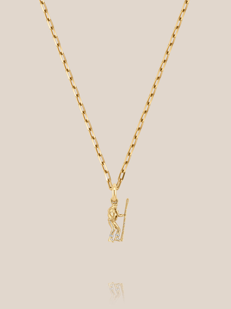 Skier Girl Charm