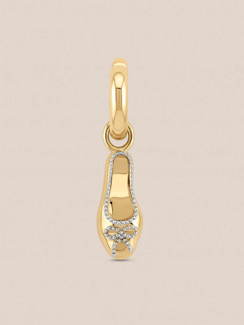 Golden Milgrain Charms