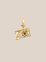 Golden Milgrain Charms