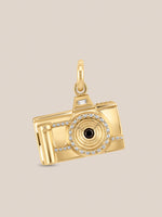 Golden Milgrain Charms
