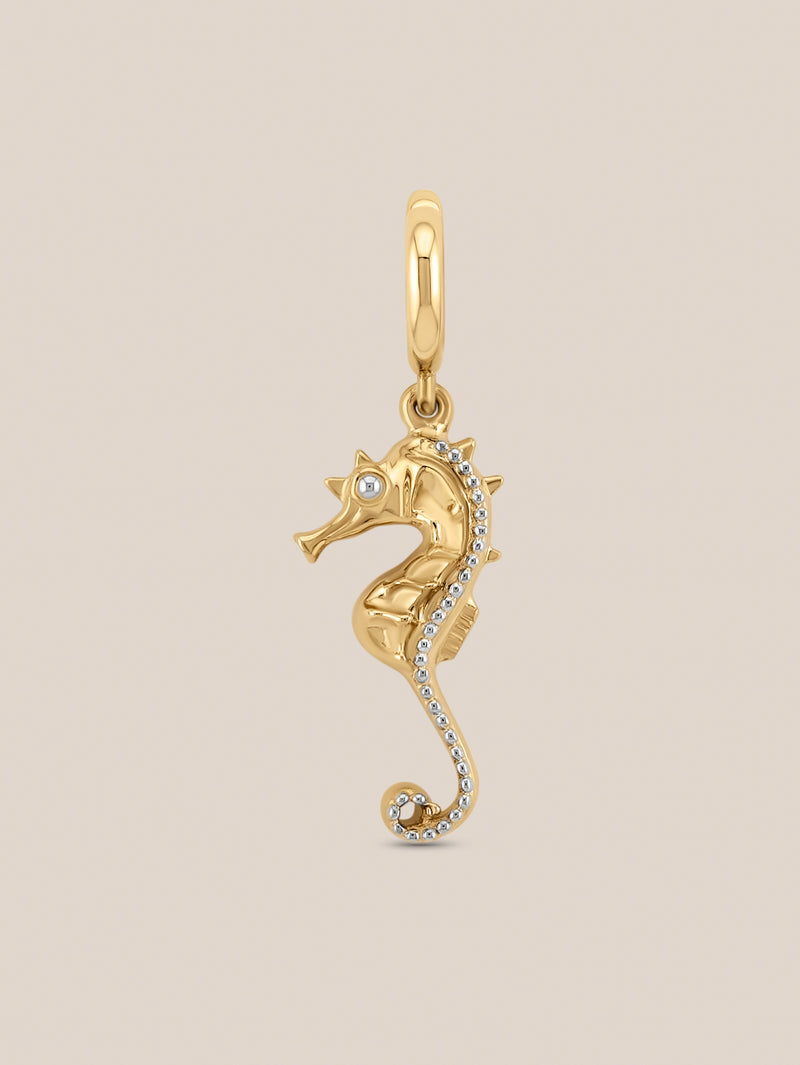 Golden Milgrain Charms