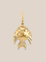 Golden Milgrain Charms