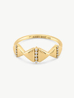 Triangle Diamond Ring