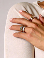 Sapphire Rock Signet Ring