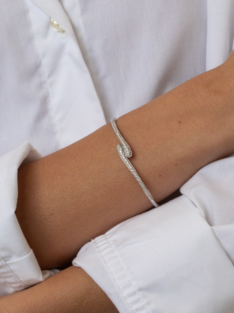 Pave Diamond Wrap Bracelet