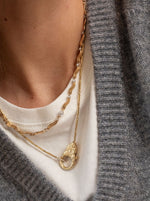 Wavy Diamond Necklace