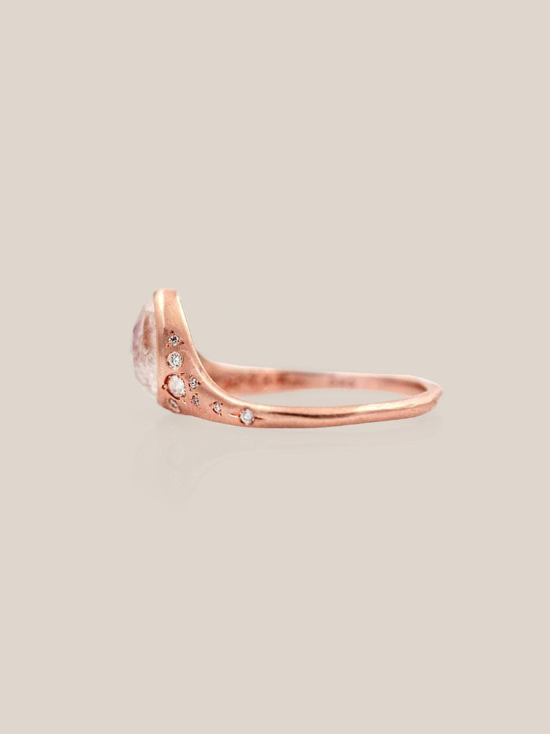Illuminating Moonstone Ring