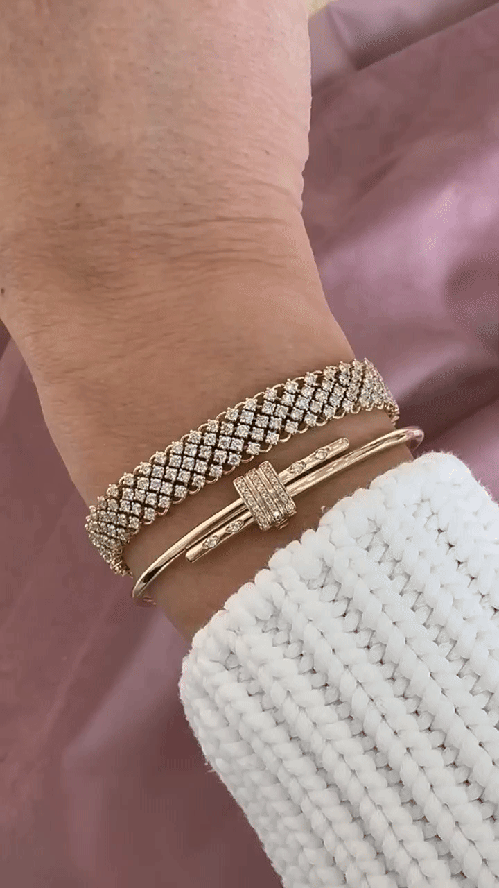 Diamond Latch Bracelet