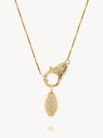 Initial Skipping Stone Pendant